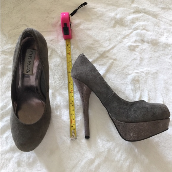 Steve Madden Caryssa platform heels - gray - Picture 2 of 8